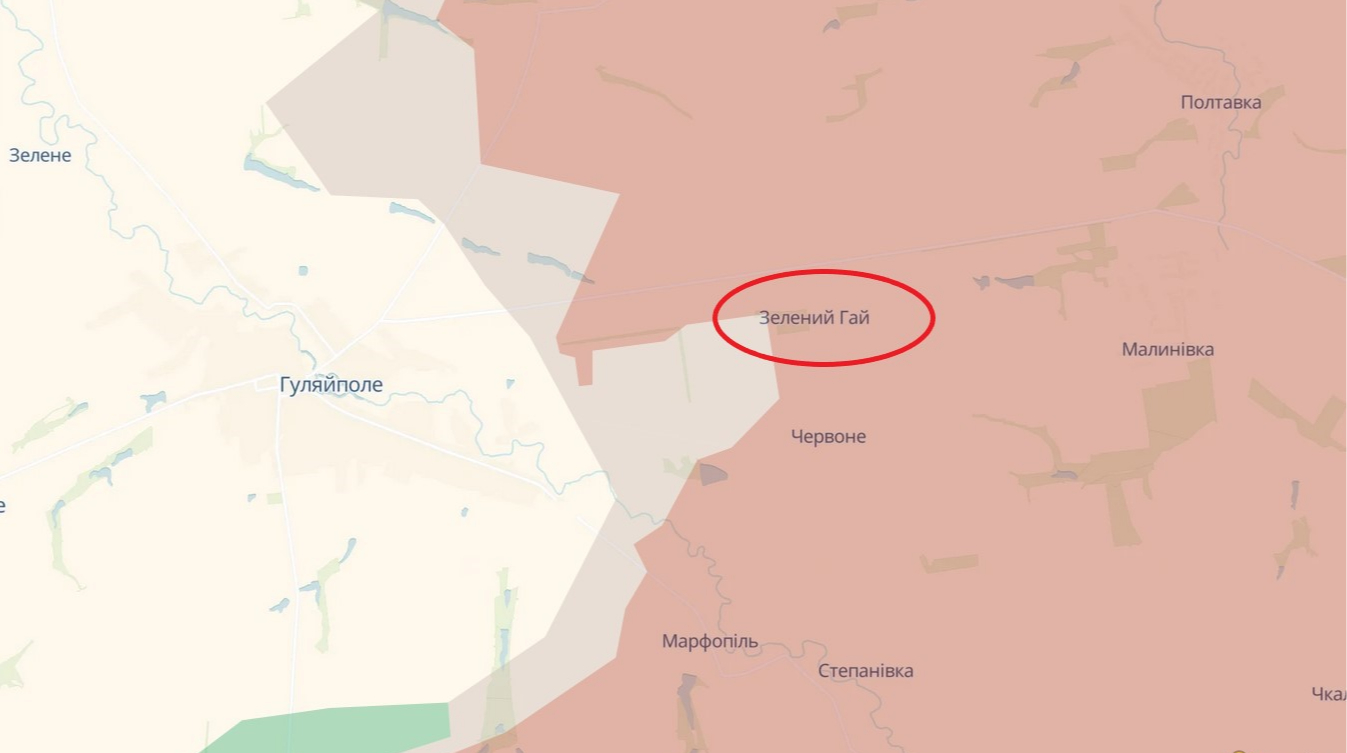 Росіяни окупували Зелений Гай