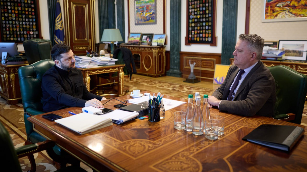 Зеленський зустрівся з Кислицею в рамках відбору кандидата на очільника ОП