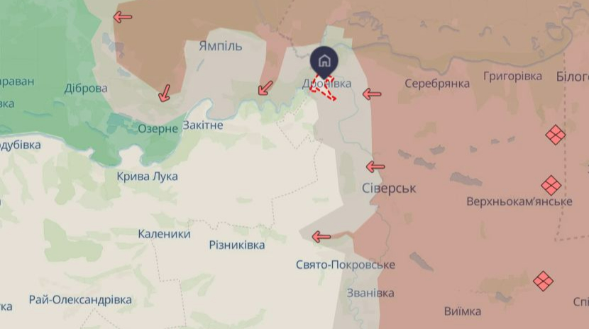 У ДШВ спростували, що РФ захопила Серебрянку та Дронівку на Донеччині