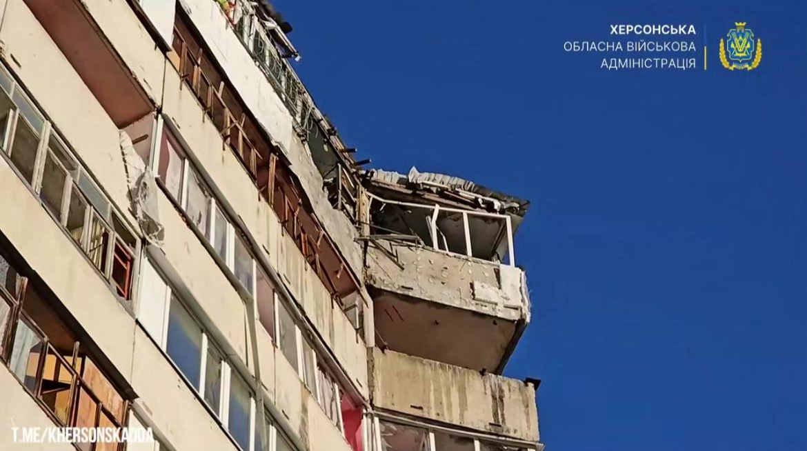 У перший день нового року росіяни вбили чоловіка і поранили двох людей у Херсоні та Харкові