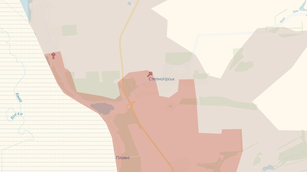 В ГУР повідомили, що бійці повернули контроль над позиціями в районі Степногірська